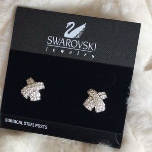 Swarovski crystal x earrings